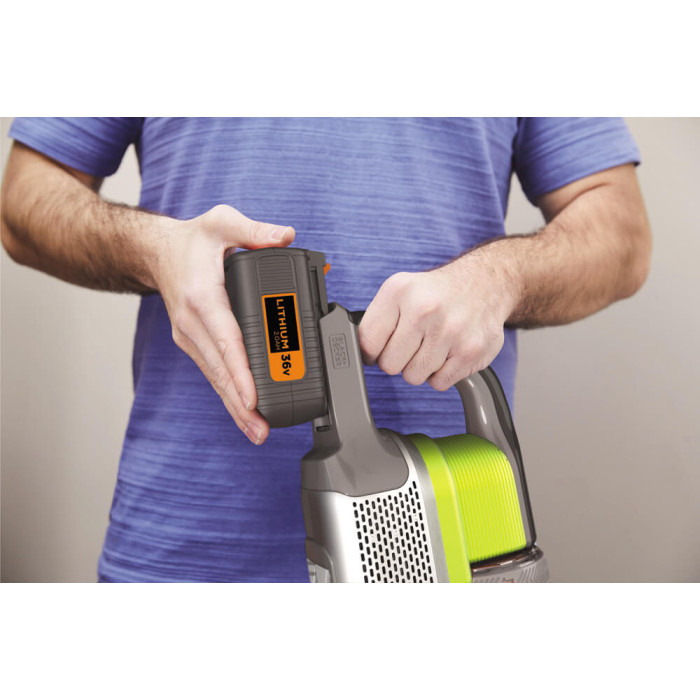 Пилосос акумуляторний BLACK+DECKER BHFEV362DA - зображення 5