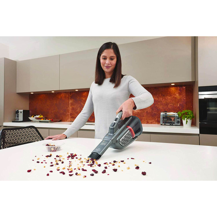 Пилосос акумуляторний BLACK+DECKER BHHV520BT - зображення 6