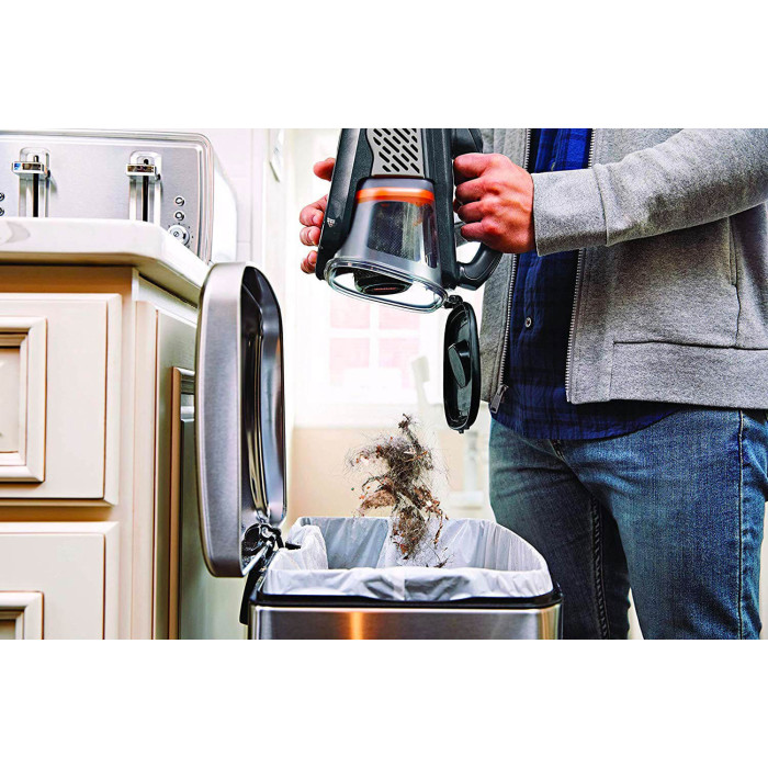 Пилосос акумуляторний BLACK+DECKER BHHV520BT - зображення 8