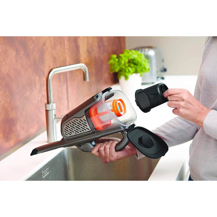 Пилосос акумуляторний BLACK+DECKER BHHV520BT - зображення 9