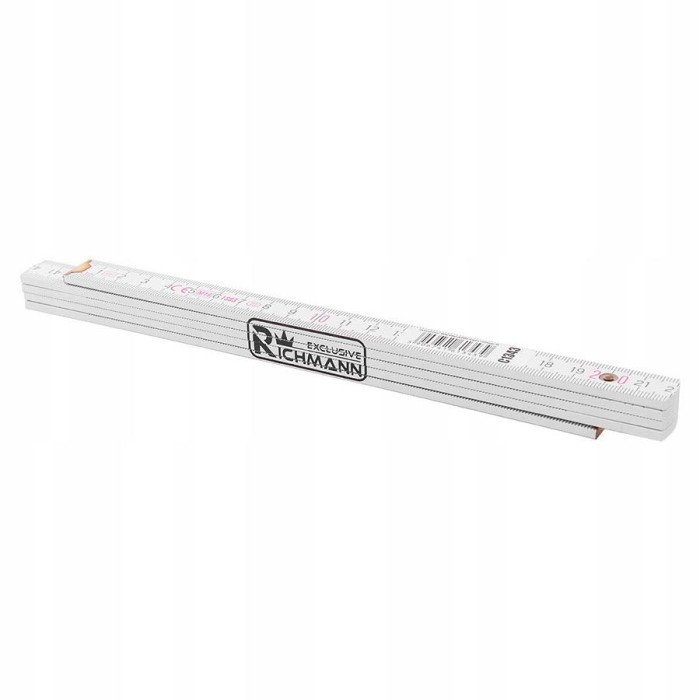 Деревянный складной метр с угломером Richmann 1 м C1343 - изображение 2