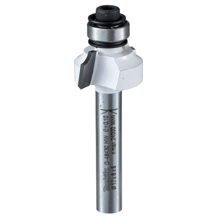 Фреза фигурная по дереву Makita D17 l8 d6 R2.3 D-48430