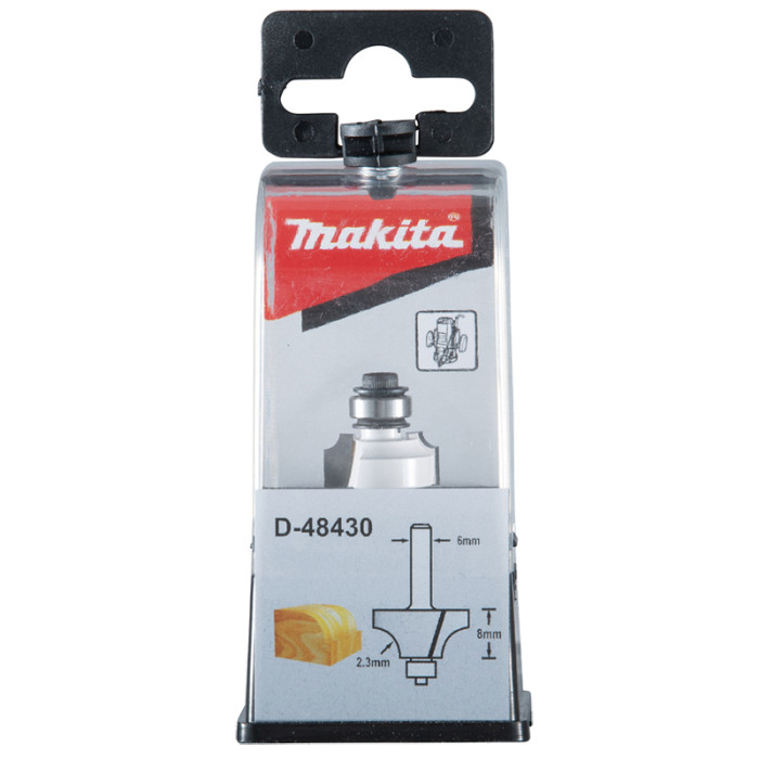 Фреза фигурная по дереву Makita D17 l8 d6 R2.3 D-48430 - изображение 2