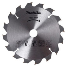 Диск пильный по дереву Makita TCT 165х20х16 D-52554