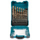 Набор сверл по металлу Makita HSS M-Force 19 шт D-67583
