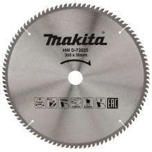 Диск пильный по алюминию Makita TCT 305x30x100 D-73025