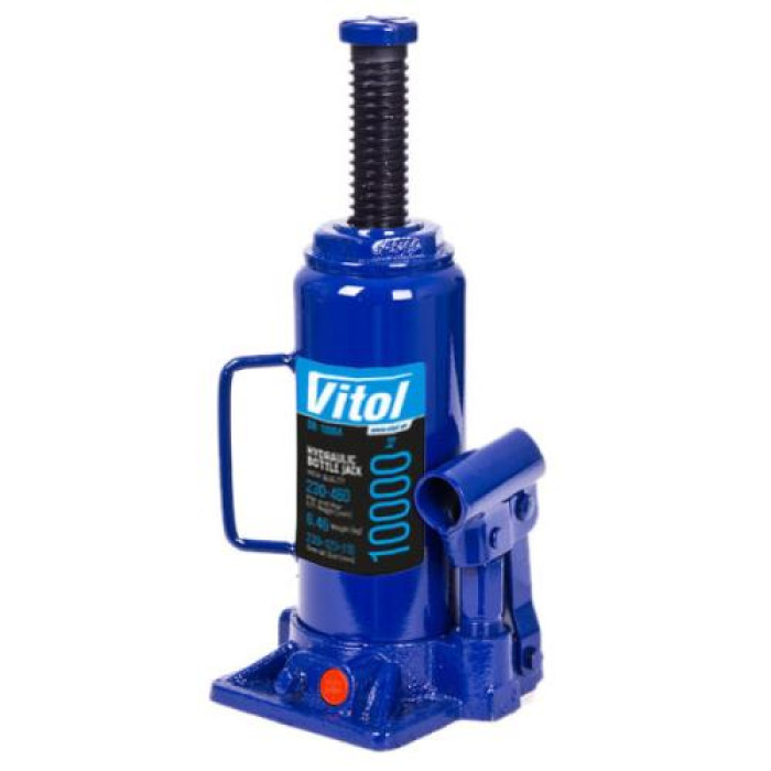 Домкрат бутылочный гидравлический Vitol 10 т ДБ-10004 - изображение 2