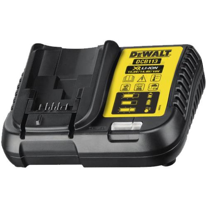 Зарядное устройство DeWALT XR Li-Ion 10.8 В, 12 В, 14.4 В, 18 В, 54 В DCB113