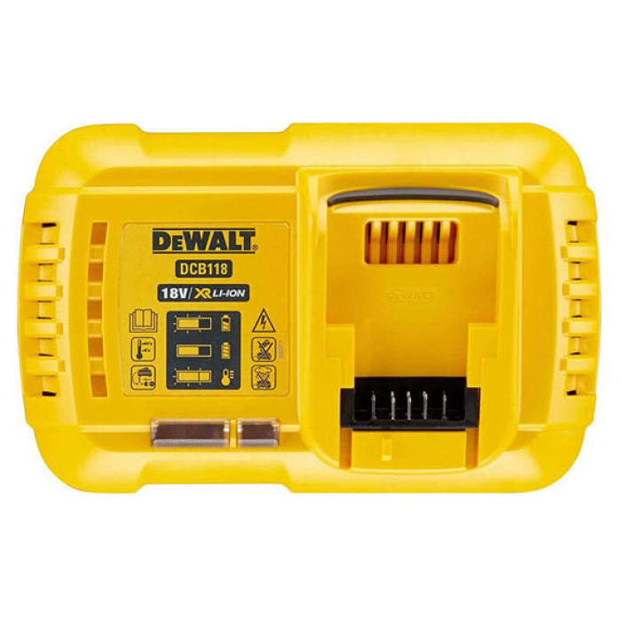 Набір DeWALT XR FlexVolt зарядний пристрій 18/54 В, акумулятори 3 шт Li-Ion 18 В/Li-Ion 54 В 6 Аг/2 Аг DCB118T3 - зображення 3
