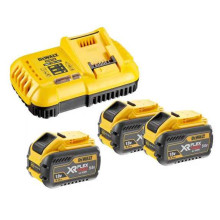 Набір DeWALT XR FlexVolt зарядний пристрій 18/54 В, акумулятори 3 шт Li-Ion 18 В/Li-Ion 54 В 9 Аг/3 Аг DCB118X3