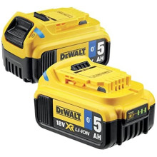 Набір DeWALT XR акумулятори 2 шт Bluetooth Li-Ion 18 В 5 Аг DCB284B