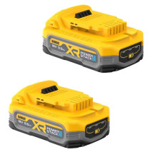 Набір DeWALT PowerStack акумулятори 2 шт Li-Ion 18 В 3.5 Аг DCBP318S2
