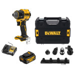 Дрель-шуруповёрт аккумуляторная со сменными насадками DeWALT DCD803M1T
