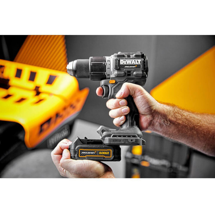 Дрель-шуруповёрт ударная аккумуляторная DeWALT McLaren F1 TEAM LIMITED EDITION DCD85ME2GT - изображение 10