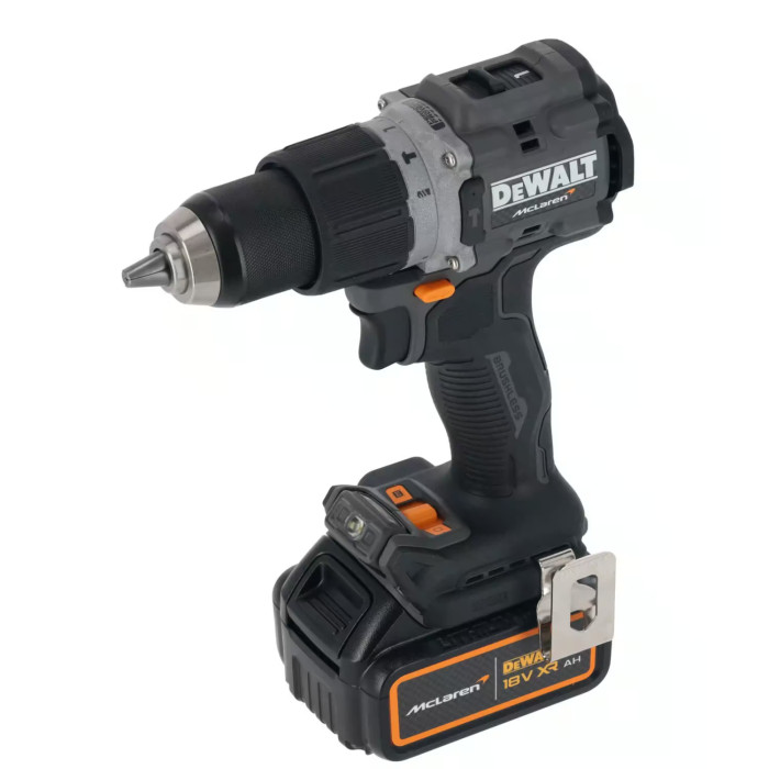 Дрель-шуруповерт ударная аккумуляторная DeWALT McLaren F1 TEAM LIMITED EDITION DCD85MM1T - изображение 4
