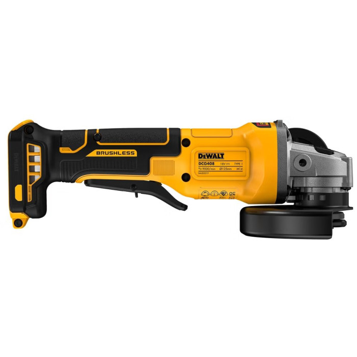 Кутова шліфмашина акумуляторна DeWALT DCG408N без АКБ - зображення 3