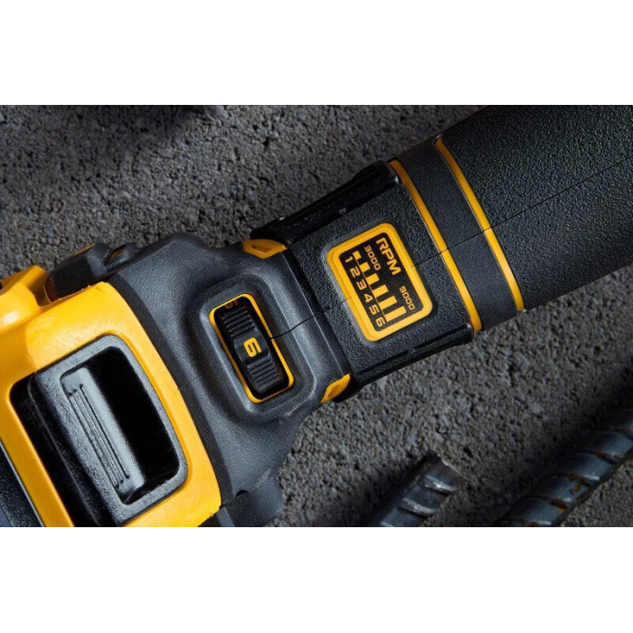Угловая шлифмашина аккумуляторная DeWALT DCG409VST1 - изображение 4