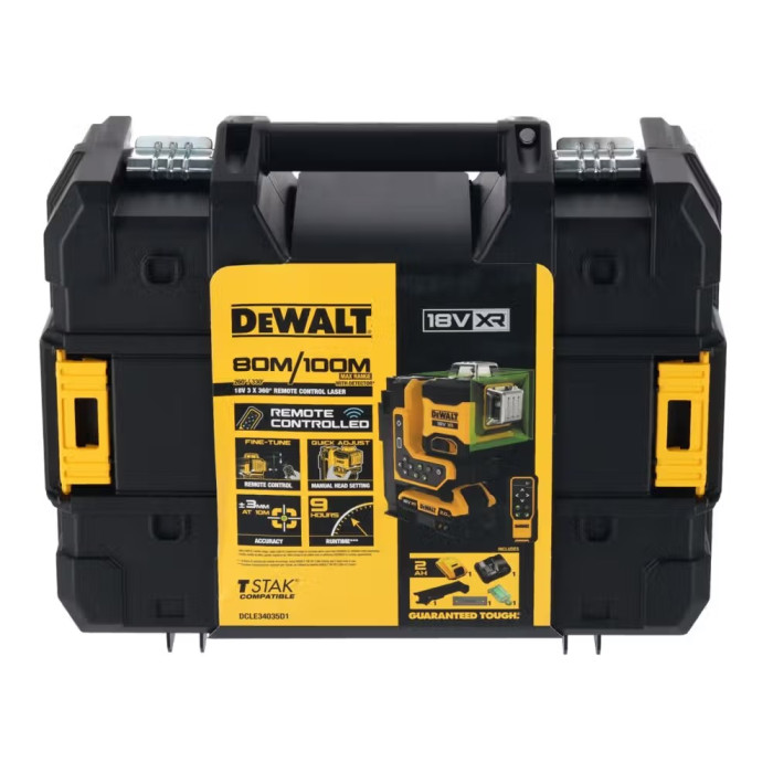 Рівень лазерний лінійний DeWALT DCLE34035D1 - зображення 8