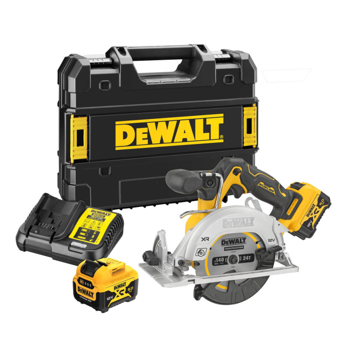 Дисковая пила аккумуляторная DeWALT DCS512P2