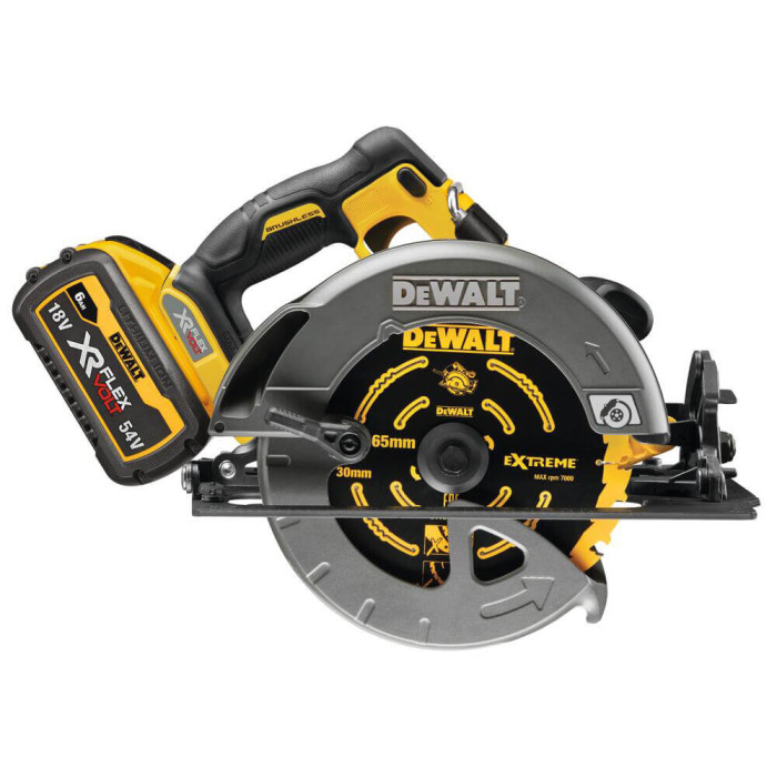 Дисковая пила аккумуляторная DeWALT DCS578T2 - изображение 2