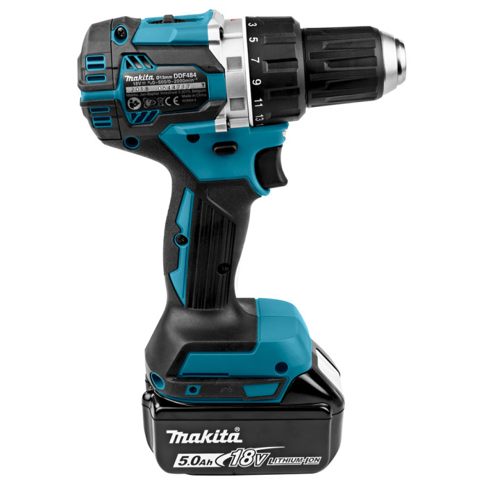Дриль-шуруповерт акумуляторний Makita DDF484RTE - зображення 4