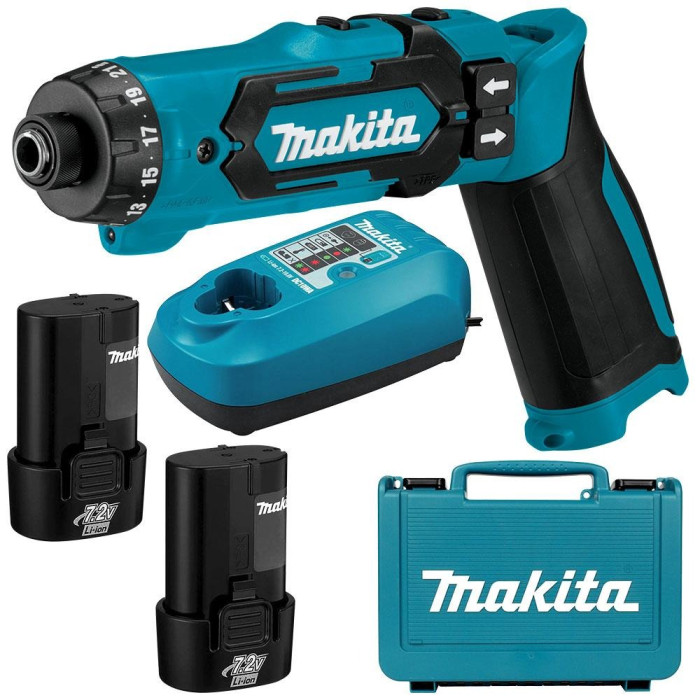 Акумуляторна викрутка Makita DF012DSE
