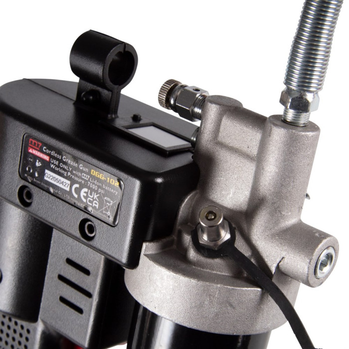 Пістолет для змащування акумуляторний Mighty Seven DGG-102 без АКБ - зображення 4