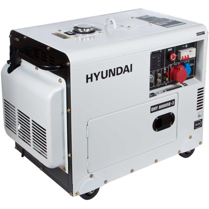 Генератор дизельний HYUNDAI DHY 8000SE-3 - зображення 4