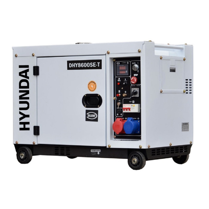 Генератор дизельний HYUNDAI DHY 8600SE-T - зображення 2