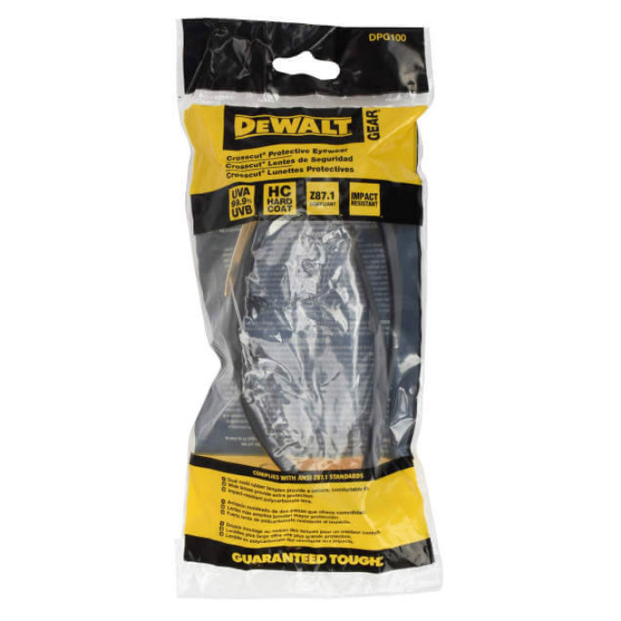 Очки защитные серые DeWALT Crosscut DPG100-9D - изображение 7