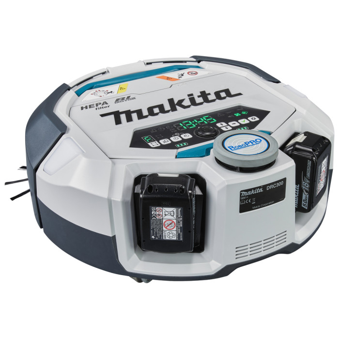 Акумуляторна роботизована підмітальна машина Makita DRC300Z без АКБ - зображення 3