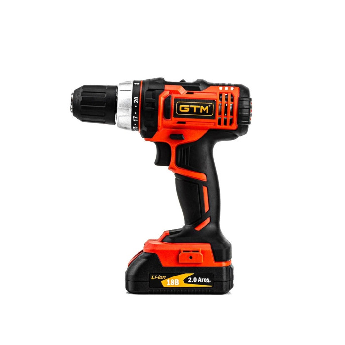 Дриль-шуруповерт акумуляторний GTM DS18/40P - зображення 3