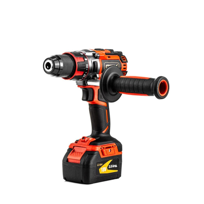 Дриль-шуруповерт ударний акумуляторний GTM DSI18/75BL - зображення 2