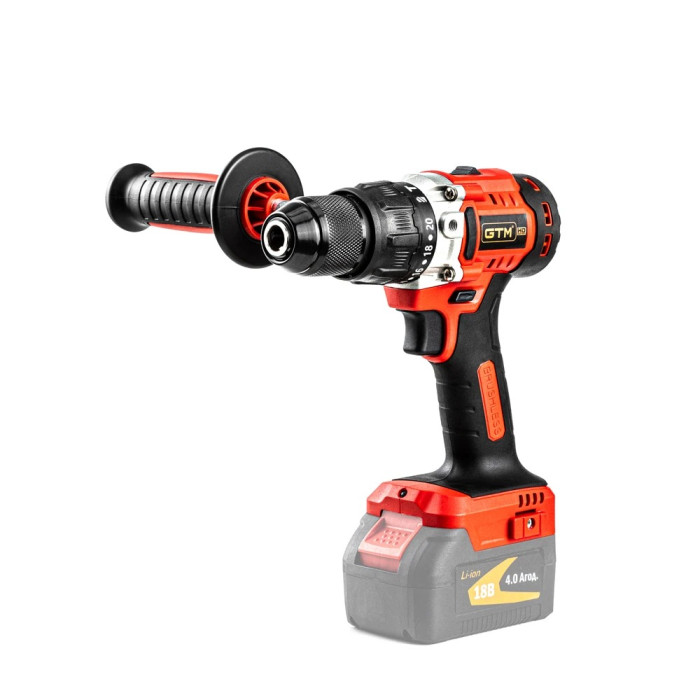 Дриль-шуруповерт акумуляторний GTM DSI18/80BL_BARE TOOL без АКБ - зображення 2