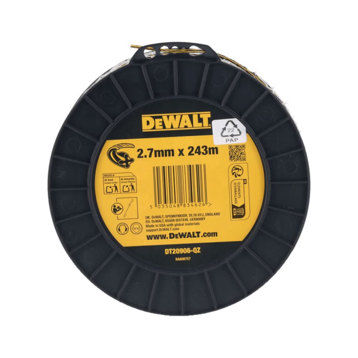 Косильна жилка DeWALT 2.7 мм 210 м DT20906 - зображення 3