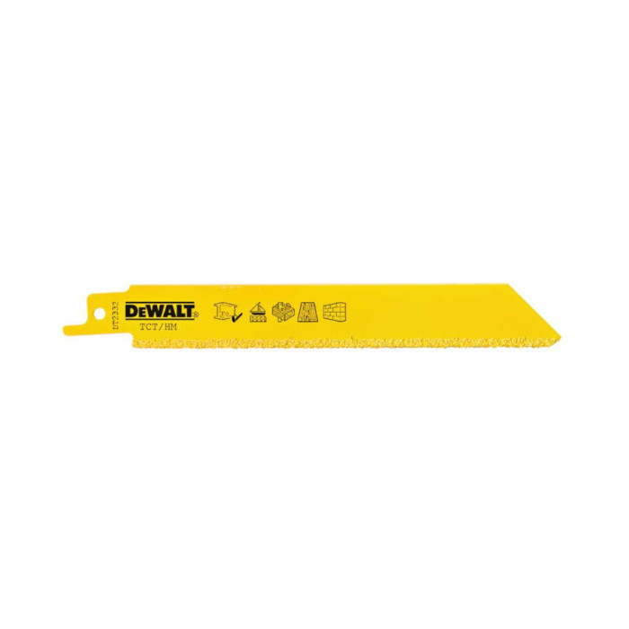 Полотна по специальным материалам для сабельной пилы 2 шт DeWALT 152 мм DT2332 - изображение 2