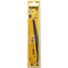 Полотна универсальные для сабельной пилы 5 шт DeWALT 152 мм 7 TPI DT2344