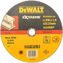 Круг отрезной по металлу DeWALT Extreme 230х22.23х1.9 мм DT43600
