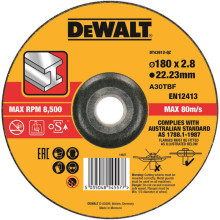 Круг отрезной по металлу DeWALT 180х22.23х2.8 мм DT43912