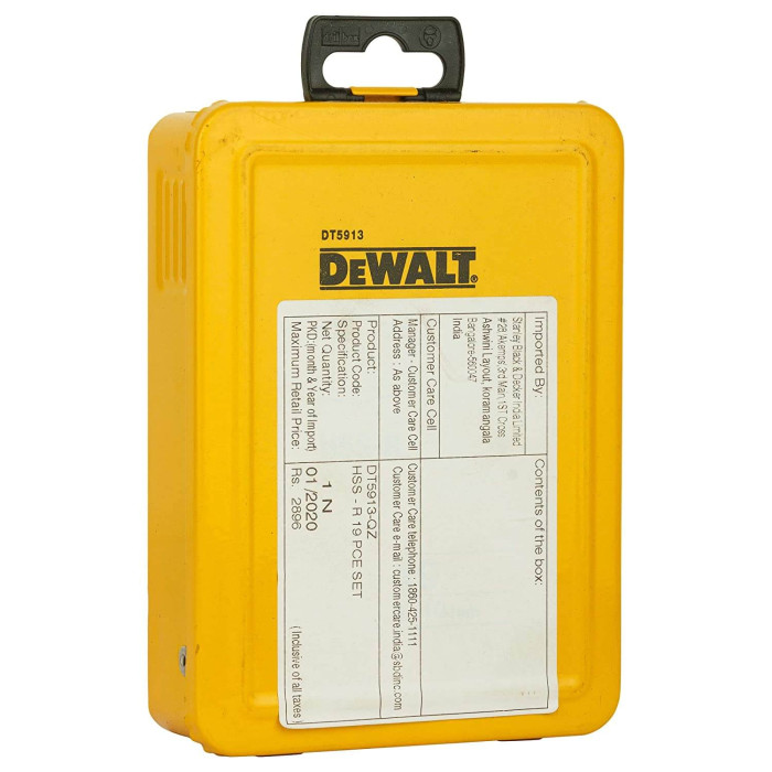 Набор сверл по металлу DeWALT DT5913 - изображение 2