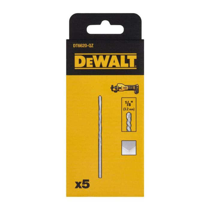 Фрезы по гипсокартону 5 шт DeWALT D3.2 d1/8