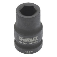Головка торцевая ударная DeWALT Extreme 17 мм 1/2” DT7535