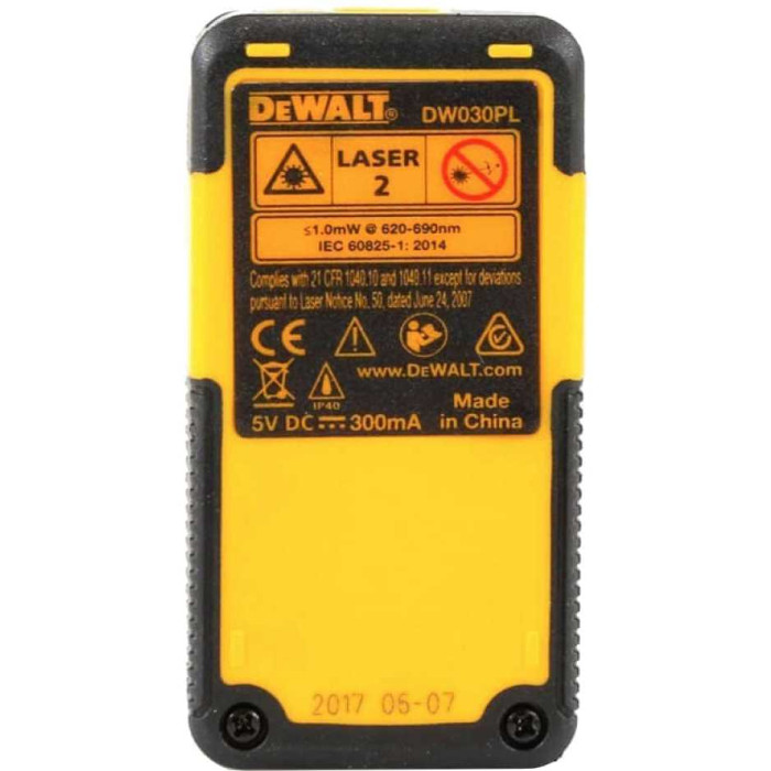 Дальномер лазерный DeWALT DW030PL - изображение 4
