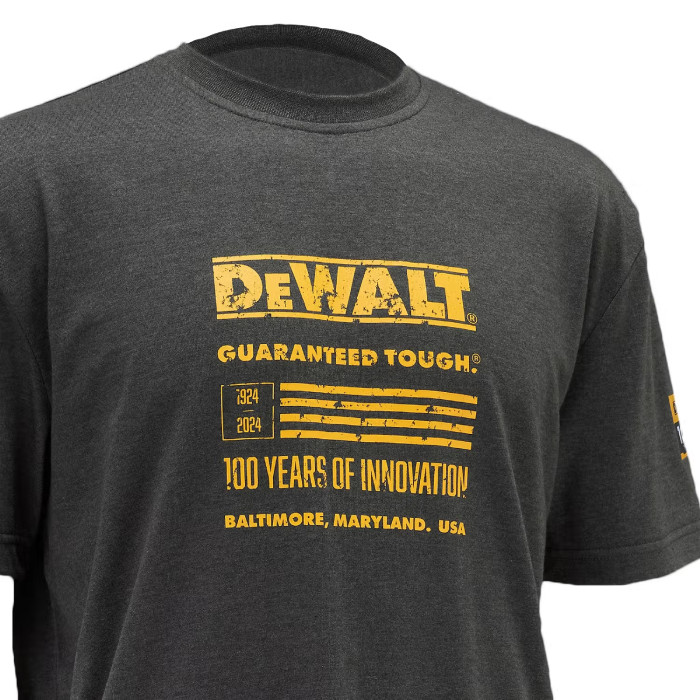 Футболка DeWALT 100 Year T-Shirt L DWC240-004-L - изображение 4