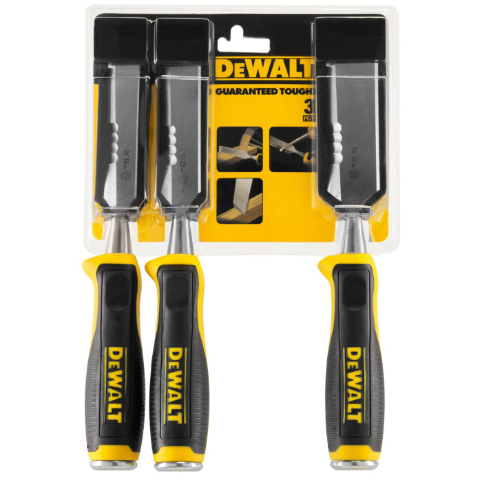 Набір стамесок з бічною ріжучою кромкою DeWALT 3 шт DWHT0-16148 - зображення 3