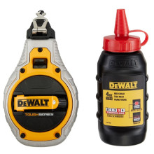 Шнур розмічальний в комплекті з крейдяним порошком DeWALT 30 м DWHT48335RC-0