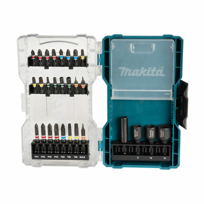 Набір біт та головок Makita 28 предметів E-07048