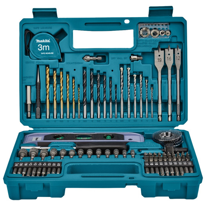 Набір біт та свердел Makita 102 предмети E-10730