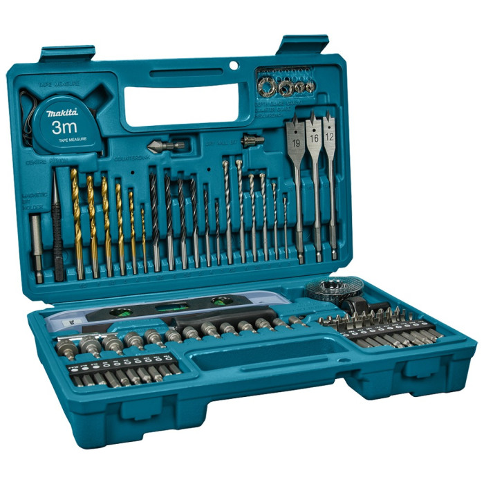 Набір біт та свердел Makita 102 предмети E-10730 - зображення 2