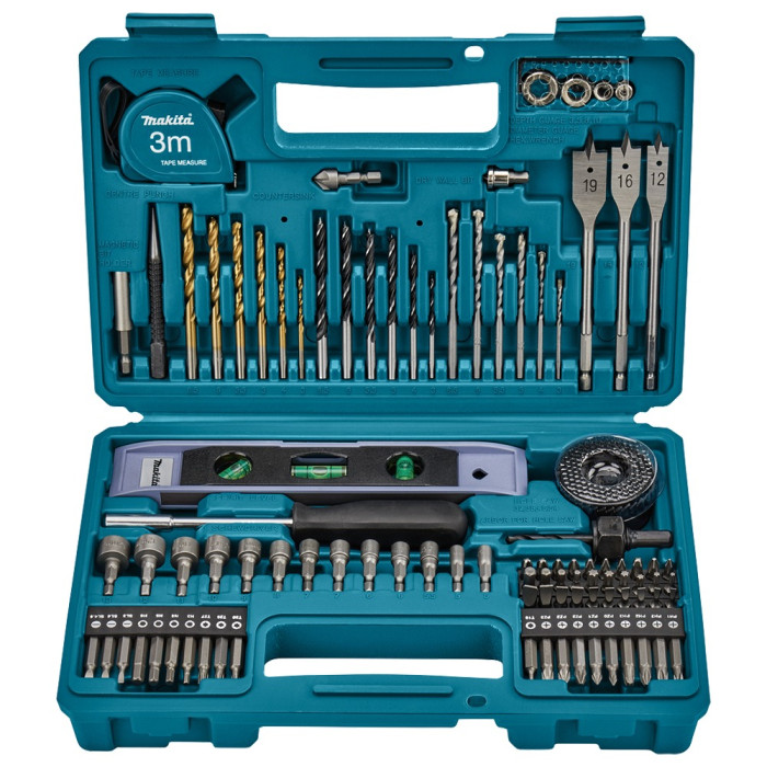 Набір біт та свердел Makita 102 предмети E-10730 - зображення 4